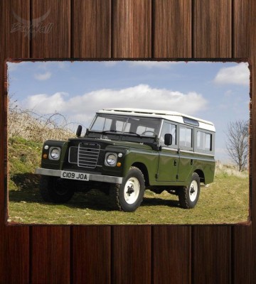 Металлическая табличка Land Rover Series III LWB